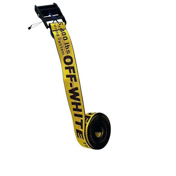 Off-White Black and Yellow Belt Unisex